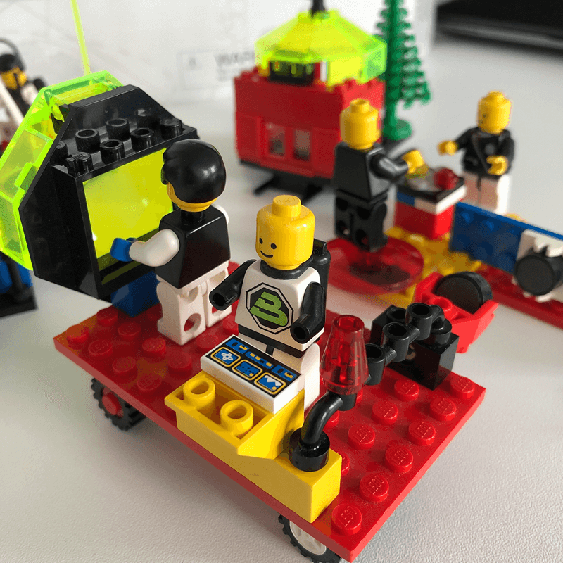 Legofiguren zur Unterstützung des Design Thinking Prozesses